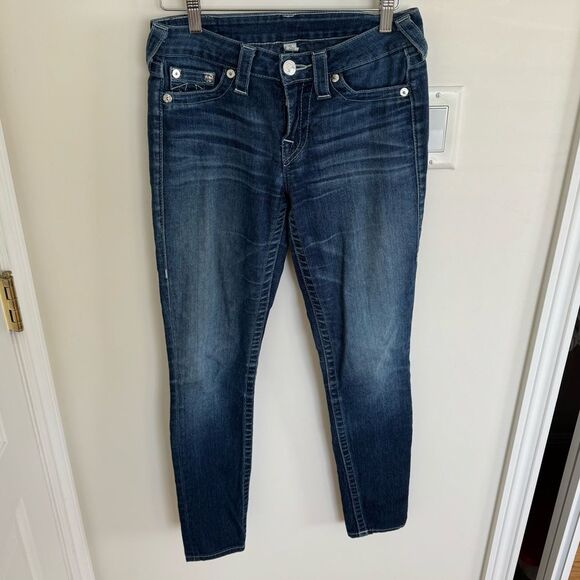 True Religion Denim - True Religion Women's Legging Jean Basic Allover Natural Size 27